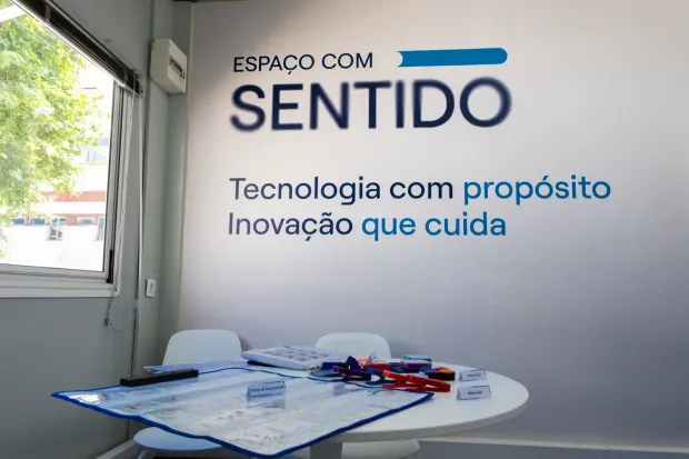 Parede interior Espaço com Sentido